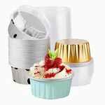 50PCS Mixed Color Disposable Ramekins With LIDS,5OZ Aluminium Foil Bakin... New. Price: $18.42.