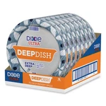 Dixie Ultra Deep Dish Paper Plate, 9.56" Dia, Blue/yellow, 18/PACK New. Price: $14.49.