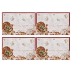 Elrene Home Fashions Holiday Turkey Bordered Fall Placemats, Seasonal Dining ... New. Price: $27.81.