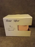 Pink Flour Sifter For Baking Cup Stainless Steel Hand Powder Shaker Open. Price: $10.00.