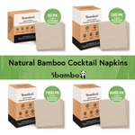 Ibambo Bamboo Cocktail Napkins 2-PLY, Ecofriendly Beverage New. Price: $6.97.