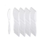 Clear Transparent Disposable Plastic Knives Tableware Heavy Duty Soli New. Price: $65.50.