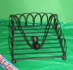 Whole House Worlds Whw Bird Theme Footed Metal Decorative Rustic Napkin Holder Pre-owned. Price: $34.99.