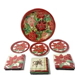 Vtg Nos 80S &90S Designware Assorted Lot 7X Christmas Paper Plates Napkins Open. Price: $22.41.