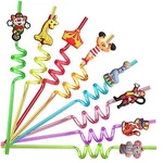 24 Circus Party Favors Drinking Straws For Carnival Supplies With New. Price: $32.76.
