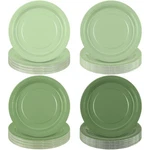 150 Pieces Sage Green Disposable 9 Inch Heavy Duty Dinner Plates, Soli... New. Price: $43.64.