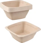 100 Pack 42OZ Compostable Square Container Friendly Bowls - Tre New. Price: $93.97.