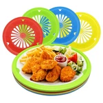 Ebigic Paper Plate Holders Packs With Snap-in Grooves 10.5", 4 Color New. Price: $19.99.