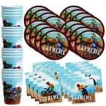 Dirt Bike Birthday Party Supplies For 16 Motorcycle Tableware Set New. Price: $26.26.