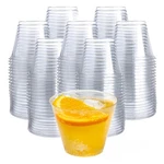 Prestee 200-PACK 9OZ Clear Plastic Cups Durable Disposable Wine G... New. Price: $44.41.