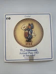Birthday Present Hummel Plate 1983 Annual 13TH Ed Postman (mailman) Mint W/box New. Price: $10.00.