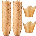 Jumbo Muffin Liners Baking Large Tulip Cupcake Wrapper Light Brown 300 Pcs New. Price: $46.09.