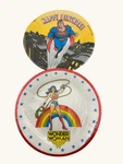 Vintage 1982 1984 Dc Comics Superman Wonder Woman Party Plates Amscan New. Price: $29.99.