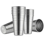 Meway Premium Stainless Steel Cups Pint Tumbler (12 24OZ, Silver New. Price: $56.84.