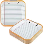 48 Pcs Back To School Notebook Paper Plates 9 Inch First Day Of Disposabl New. Price: $22.34.