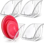 4 Pack 10 Inch Paper Holder, Plastic Plates Dispenser Organizer, Under Cab New. Price: $36.99.