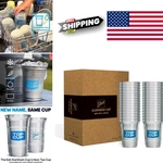 Lightweight Aluminum Party Cups 16 Ounce 30 Count For Birthdays And Weddings New. Price: $52.24.