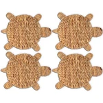 Woven Turtle Placemats Set Of 4 (12.6"X17") Water Hyacinth Large New. Price: $41.86.