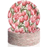 100 Pcs Spring Tulip Round Paper Plates 7 Inches Summer Disposab... New. Price: $19.96.