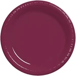 Touch Of Color 20 Count Plastic Lunch Plates Burgundy 28312211 7 New. Price: $12.94.