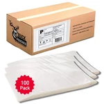 100 6"X9" Shipping Label Sleeves Clear Self-adhesive Packing Slip Pouc... New. Price: $50.72.