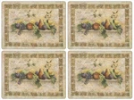 Pimpernel Tuscan Palette Collection Placemats, Set Of 4 (15.7 X 11.7) Cork-bac New. Price: $64.71.