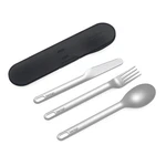 Bentgo Stainless Travel Utensil Set Reusable 3-PIECE Silverware With Ca... New. Price: $23.84.