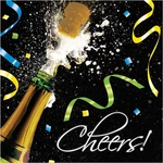 New Pop Year's Eve Happy Cocktail Holiday Party Paper Luncheon Napkins. Price: $9.99.