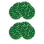(set Of 8) Botb Lihm St Patrick's Day Green Shamrock Round Placemats 14X14 New. Price: $12.90.