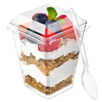 Zezzxu 50 Pack Oz Plastic Dessert Cups With Lids And Spoons, Banana Pudding New. Price: $15.99.