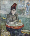 Woman Table The Cafe Du Tambourin Beer 1887 By Vincent Van Gogh Repro New. Price: $19.75.