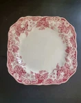 Vintage Johnson Brothers Strawberry Fair 7.75 Square Scalloped Salad Plate Used. Price: $14.99.