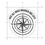 Not All Those Who Wander Are Lost Sticker For Water Bottle Phone Tumbler Hard New. Price: $9.99.