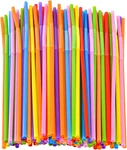 200PCS Flexible Plastic Straws, Colorful Disposable Bendy Party Fancy STRAWS12.8 New. Price: $29.96.