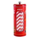 The Tin Box Company Coke Holder With 20 Paper Straws Inside, 3-3/8 ... New. Price: $15.07.