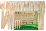 120 Pcs Wooden Eating 6.5" Splinter Free Compostable Forksecofriendly New. Price: $16.25.