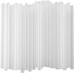 Alink 100 Pcs Clear Plastic Boba Straws, 1/2" Wide X 8 Long Disposable New. Price: $14.38.