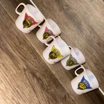 Vintage 90 Toys Mighty Morphin Power Rangers 5 Mini Plastic Cup Set Complete Used. Price: $35.00.
