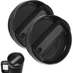 2 Pack 40 Oz Tumbler Lid Replacement Fit Without Leak Stopper, Black New. Price: $13.35.