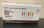 Jolly Chef Party Jelly Syringes 21 Pack Open Box Drink 1.5 Oz.. Price: $12.00.