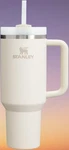 Stanley Quencher H2.0 40OZ Tumbler Cream 2.0, Handle, Straw, Flowstate Lid New. Price: $44.16.