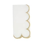Saro Lifestyle Scalloped Hem Napkin (set Of 4), Gold, 20"X20" New. Price: $24.56.