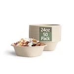 Homestockplus 50 Pack 24 Oz Disposable Paper Bowls - Heavy Duty ... New. Price: $26.46.
