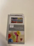 Drink Umbrella/parasol Picks 120 Pieces By Amscan- New- Free Shipping!. Price: $13.25.