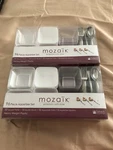 2 Boxes Mozaik 96 Piece Heavy Plastic Appetizer Sets Nip New. Price: $39.99.