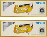 (2 Pack) Solo White Heavyweight Spoons, 500 Count New. Price: $44.77.
