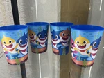 4 Pack Lot Baby Shark Designware 16OZ Party Cups Plastic Favor Stadium Keepsake New. Price: $11.99.