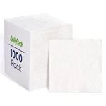 1000 Count White Beverage Napkins 1-PLY 4.9 X Folded Bulk Cocktail Napk... New. Price: $21.16.