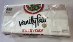 Vanity Fair Everyday Paper Napkins, 250 Count, Disposable Made New. Price: $10.99.