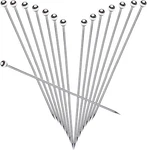 6" Stainless Steel Cocktail Picks, Reusable Metal 6IN-15PCS, Silver New. Price: $15.91.